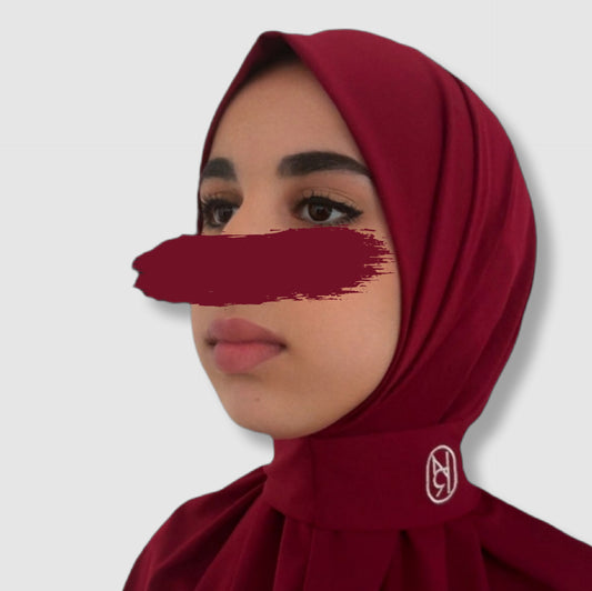 Hijab Notte Rubino